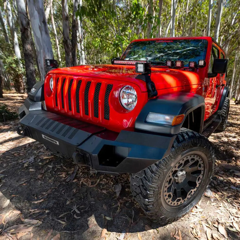 Jeep Wrangler Jk 4 d 07-18 Foran Støtfanger - Go Rhino Trailline - 12