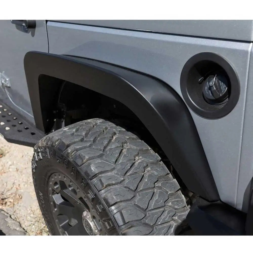 Jeep Wrangler Jk 4 d 07-18 Skjermbreddere - Go Rhino Traillline 6’ - 5