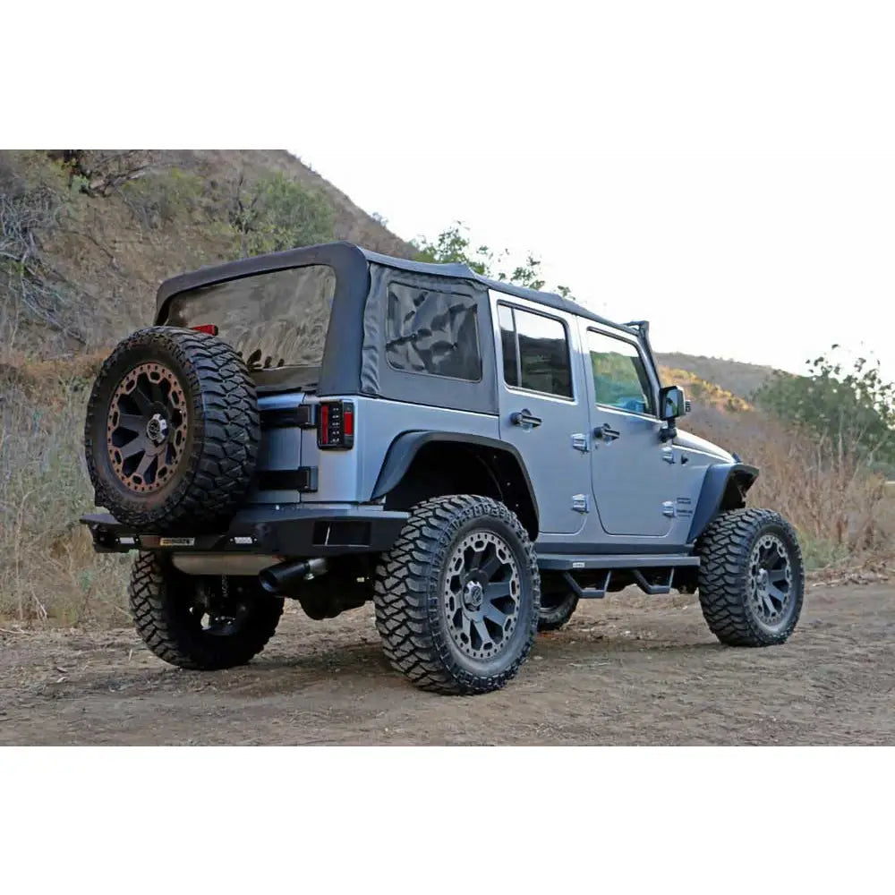 Jeep Wrangler Jk 4 d 07-18 Skjermbreddere - Go Rhino Traillline 6’ - 7