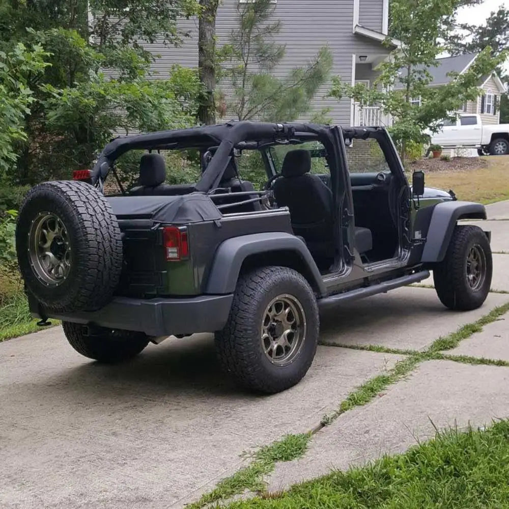 Jeep Wrangler Jk 4 d 07-18 Tak Soft Top Cover i Denim Black - Smittybilt - 5