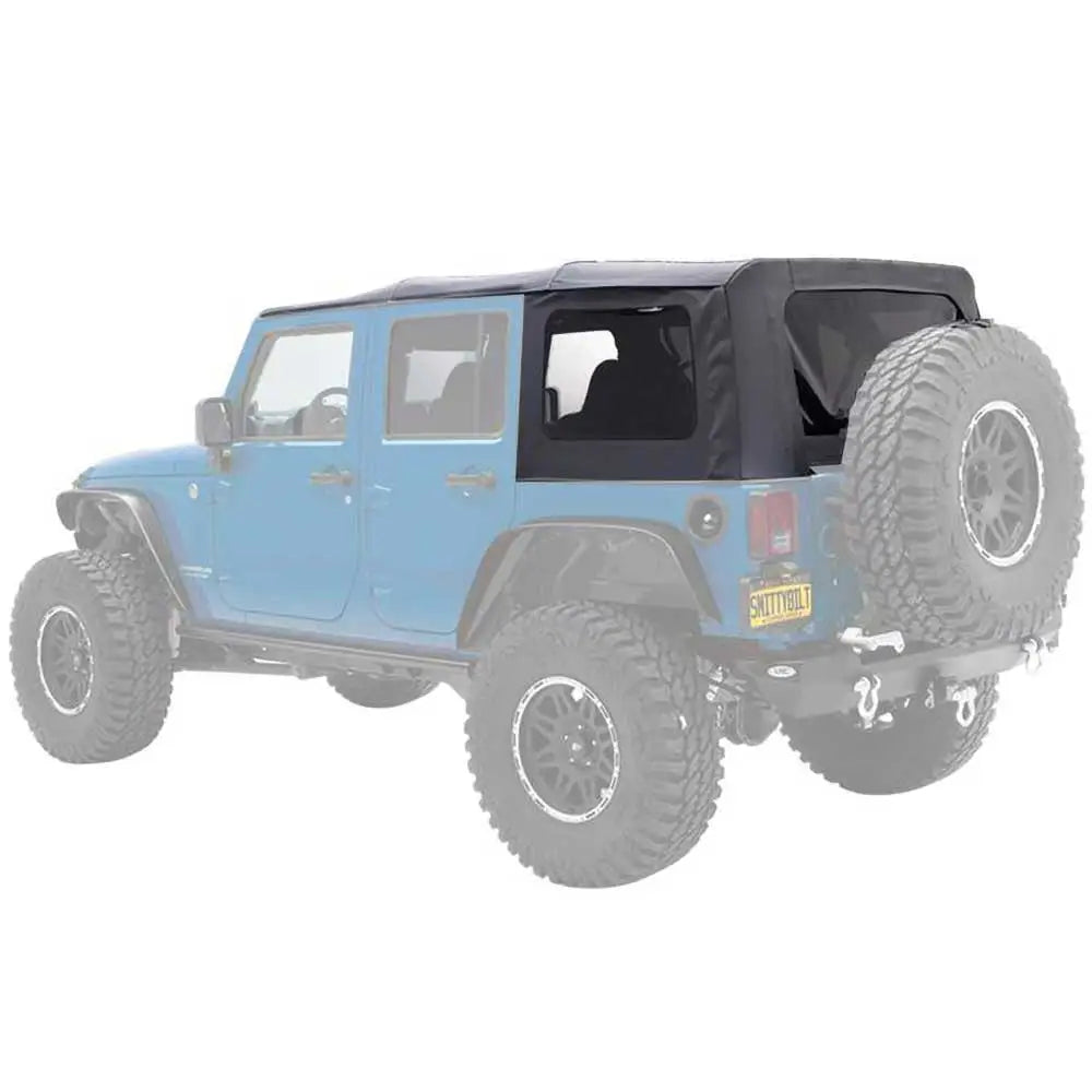 Jeep Wrangler Jk 4 d 10-18 Tak Soft Top Black Diamond Av Smittybilt - 2