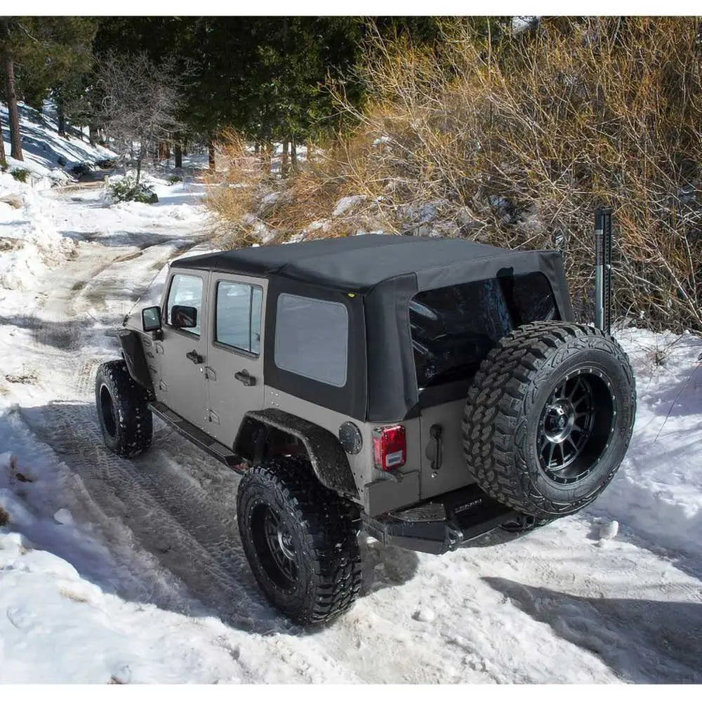 Jeep Wrangler Jk 4 d 10-18 Tak Soft Top Black Diamond Av Smittybilt - 4