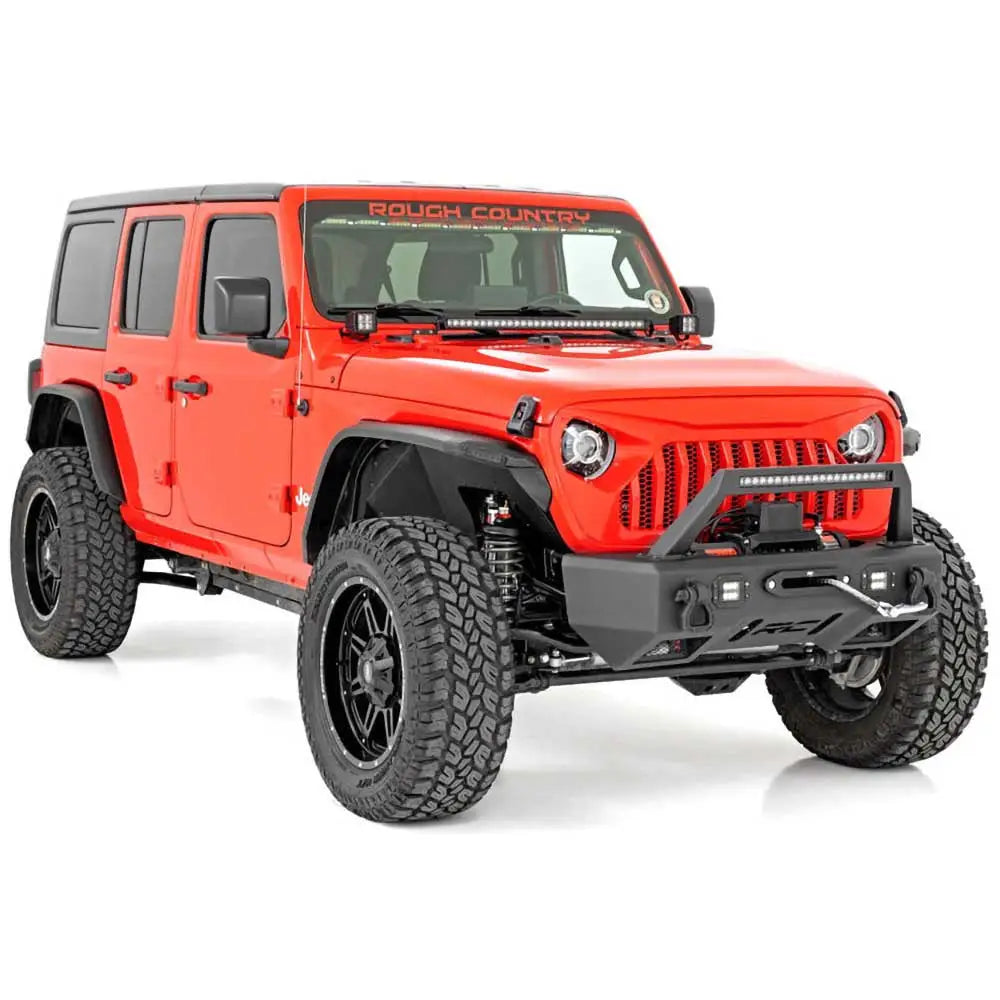 Jeep Wrangler Jl 2 d 18- Led Skjermbreddersett Fra Rough Country - 4