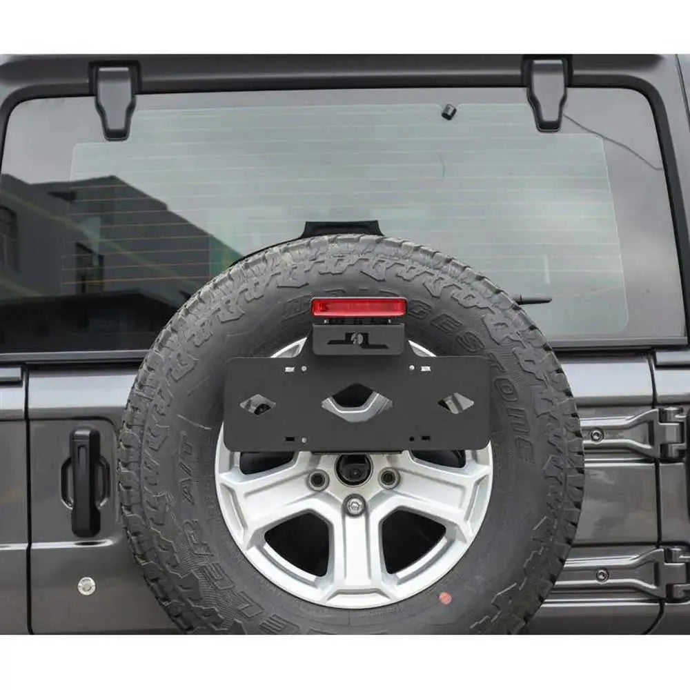 Jeep Wrangler Jl 2 d 18- Nummerskilt Flytting På Felgdiameter Adapter - 6