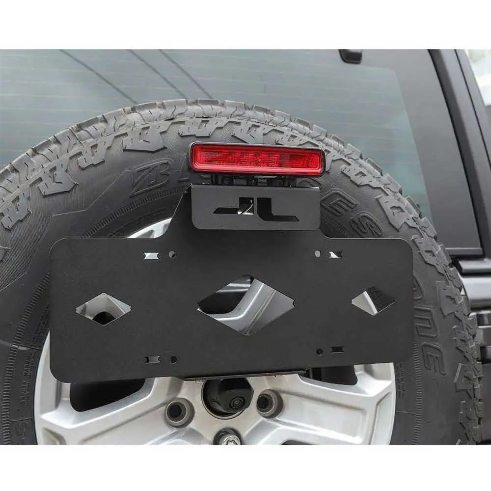 Jeep Wrangler Jl 2 d 18- Nummerskilt Flytting På Felgdiameter Adapter - 4