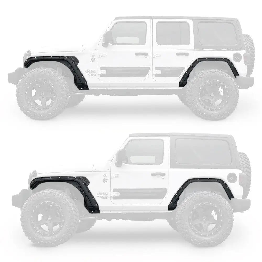 Jeep Wrangler Jl 2 d 18- Skjermutvidelser Fra Air Design - 13