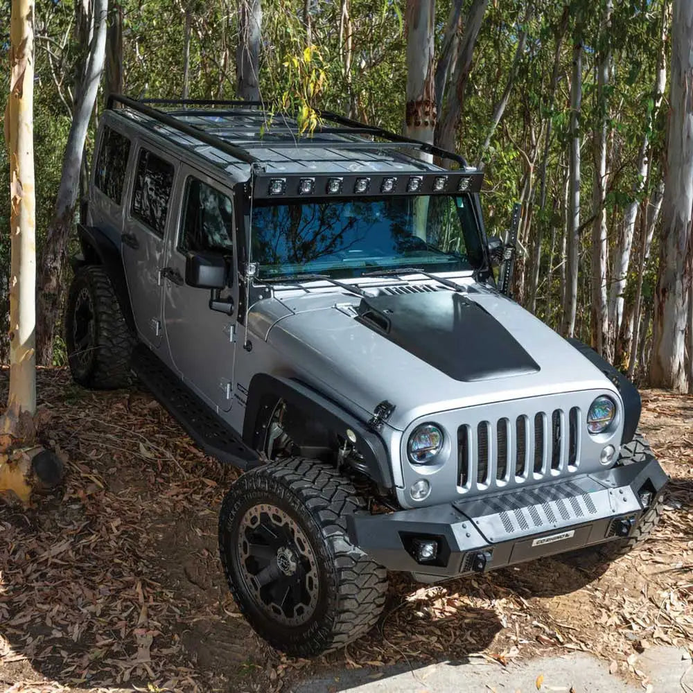 Jeep Wrangler Jl 2d 18- Støtfanger Rett Foran Go Rhino Trailline - 10