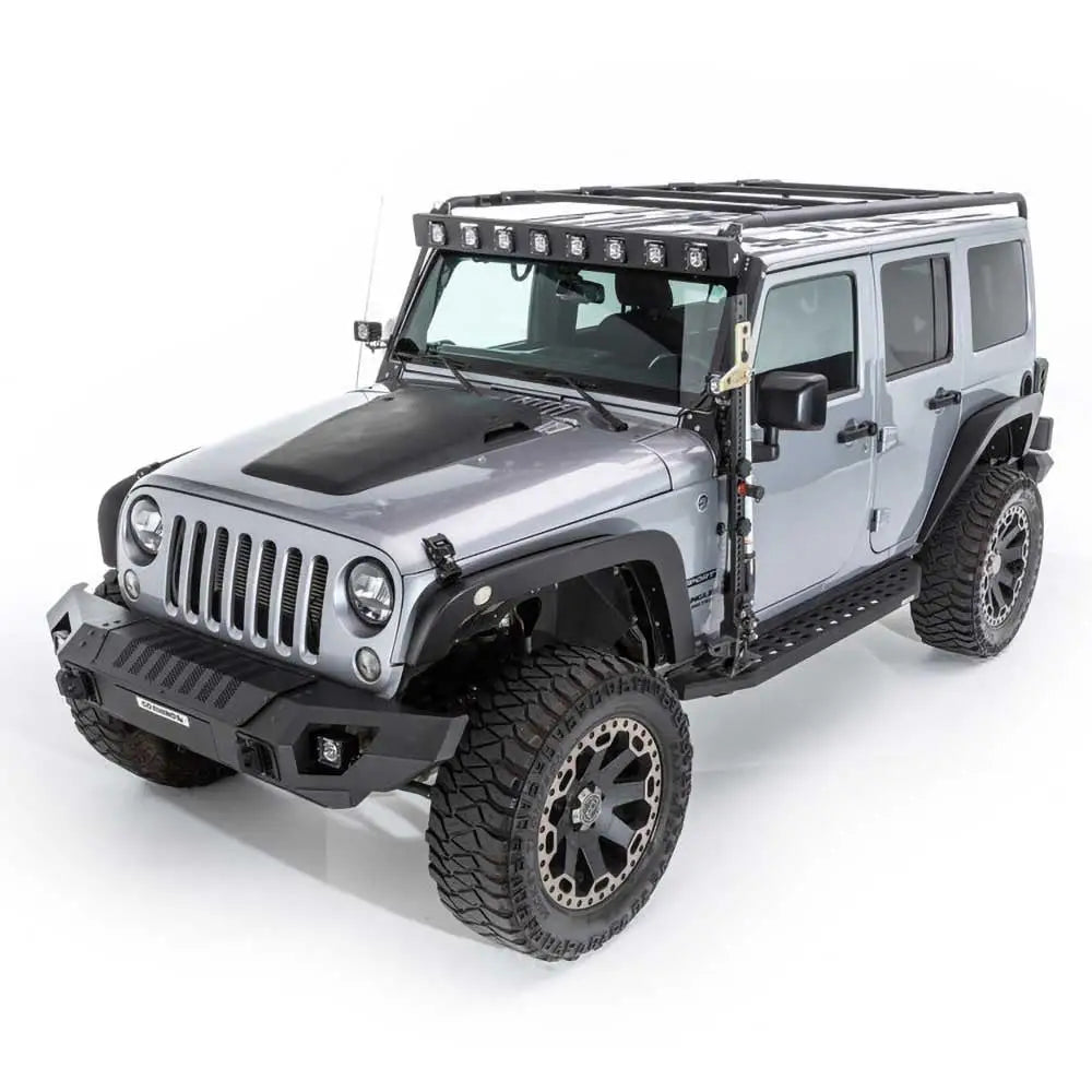 Jeep Wrangler Jl 2d 18- Støtfanger Rett Foran Go Rhino Trailline - 8