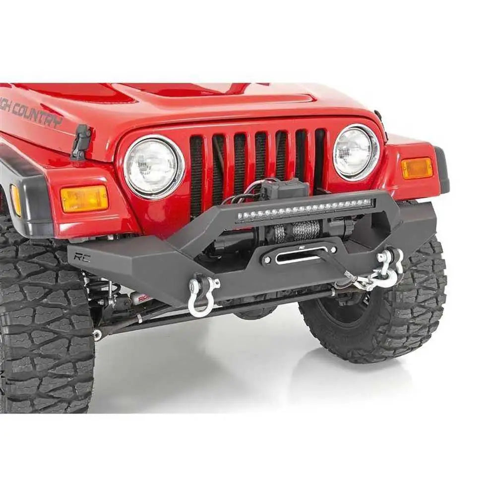 Jeep Wrangler Lj 04-06 Frontfanger Med 20’ Led-stripe Fra Rough Country - 1