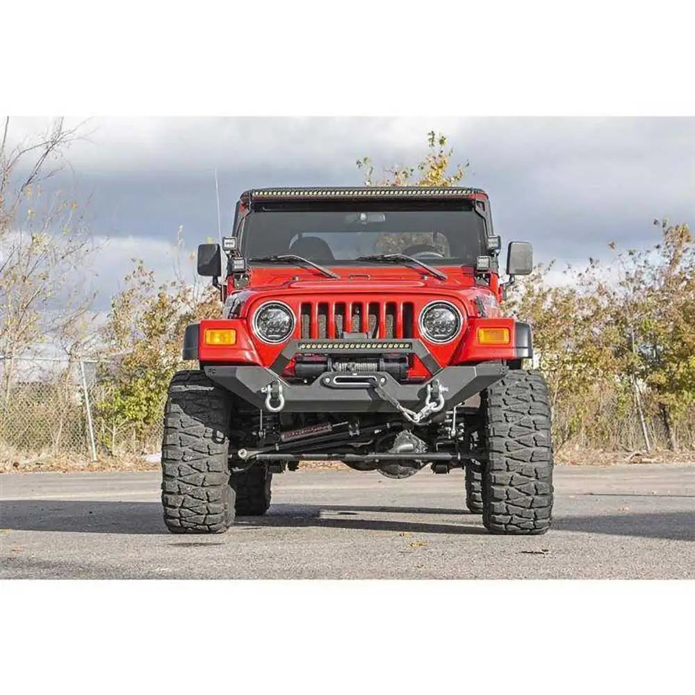 Jeep Wrangler Lj 04-06 Frontfanger Med 20’ Led-stripe Fra Rough Country - 6