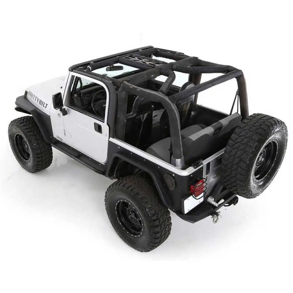 Jeep Wrangler Tj 97-06 Skliplater Beskyttelsesbur - Smittybilt Src - 3