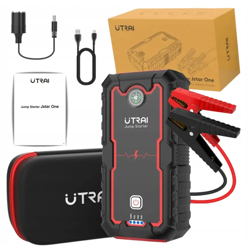 Jump Starter Booster 2000a Kraftig Oppstart 5-i-1 Led Jstarone - 1