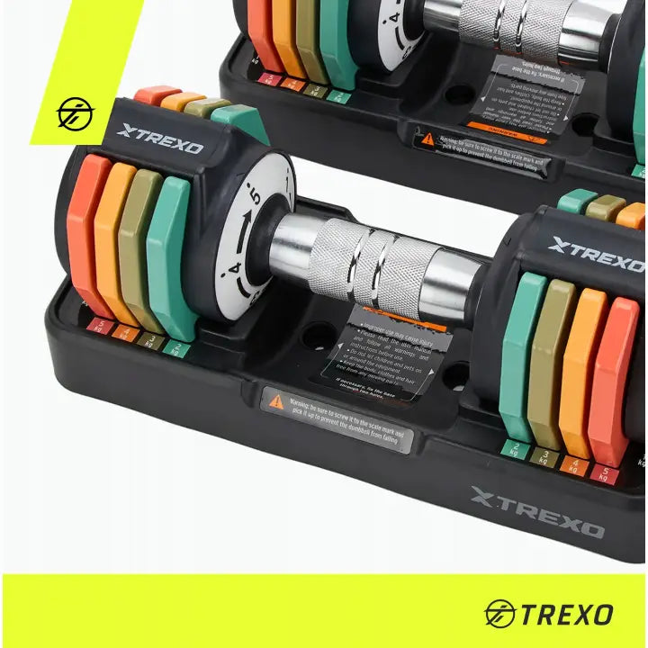 Justerbare Manualer Sett 2 x 5 Kg Trexo