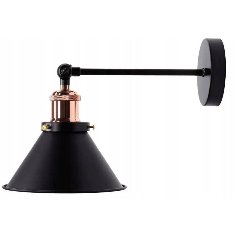 Justerbart Vegglampe i Metall Edison Rosa Gull - 1