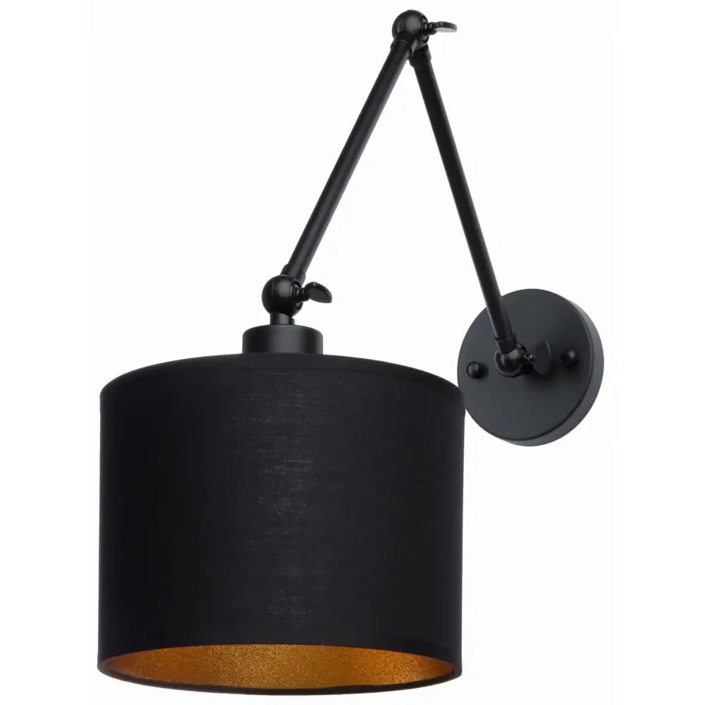 Justervbar Vegglampe Svart Skjerm Oro Deluxe - 1