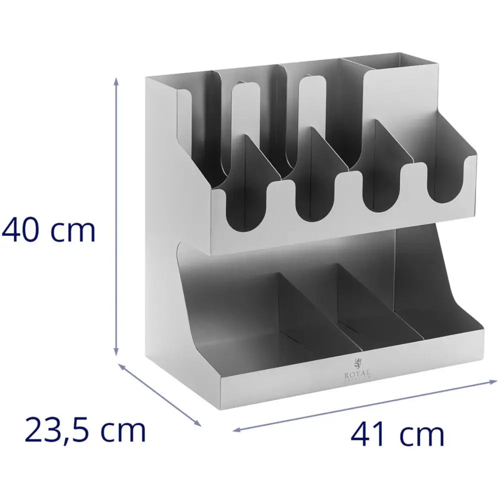 Kaffekopporganiser Med Lokk Rørepinner Og Sukker - 11 Rom - 6