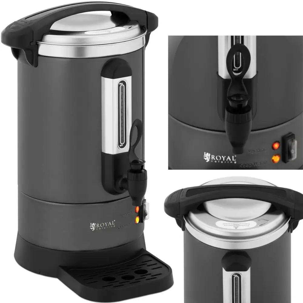 Kaffetrakter For Kaffe Og Te Med Tappekran Og Dryppesmulebrett 6 l 950 w Grå - 1