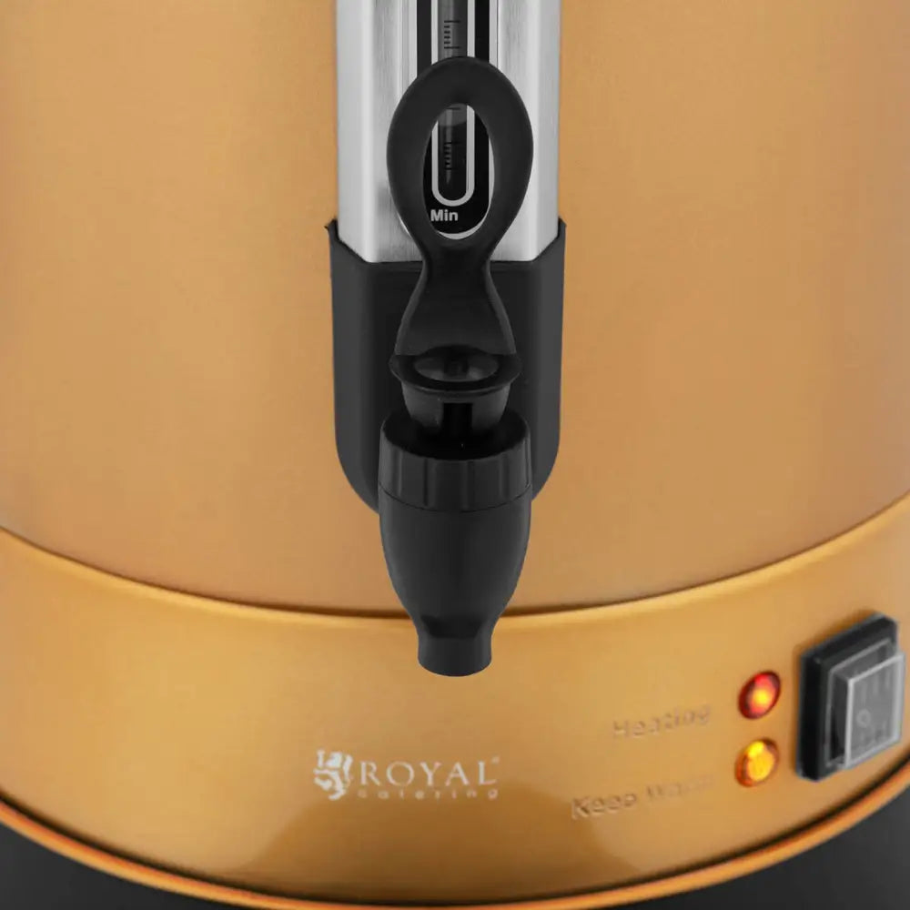 Kaffetrakter med Te Tappekran Dryppebrett 14 l 1500 w Gull