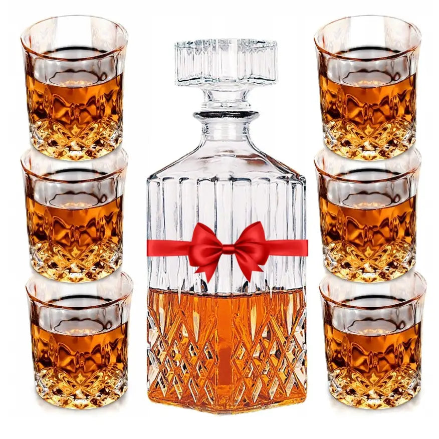 Karaffel Og Glass Sett For Whisky Drikker Gave - 1