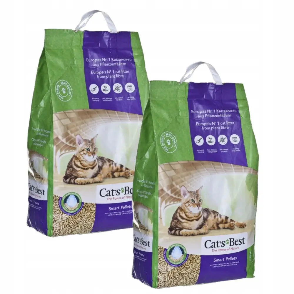 Kattegrus i Tre Cat’s Best Nature Gold 2x20l