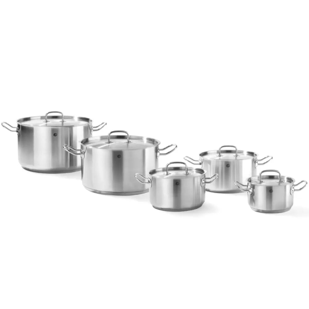 Kjele Med Lav Høyde Kitchen Line Med Lokk 12 l ø 320 x 150 h - Hendi 836040 - 8