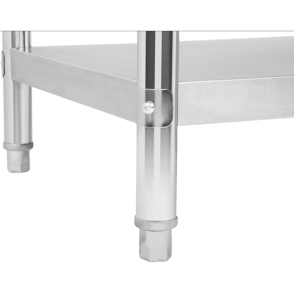 Kjøkkenbord Med Rustfritt Stål Benkeplate 200x60cm - 7