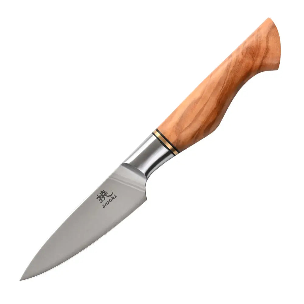 Kjøkkenkniv i Sandvik 14c28n-stål Med Oliventrehåndtak - 1