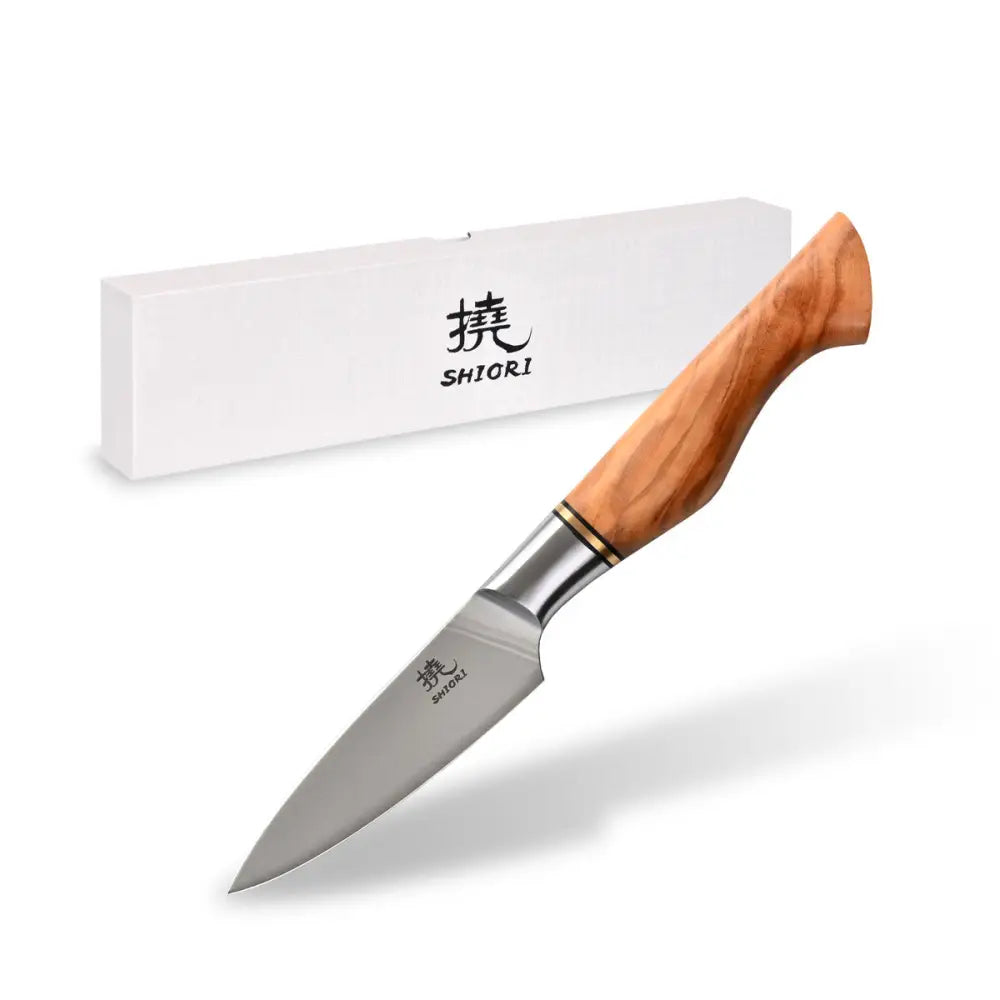 Kjøkkenkniv i Sandvik 14c28n-stål Med Oliventrehåndtak - 2