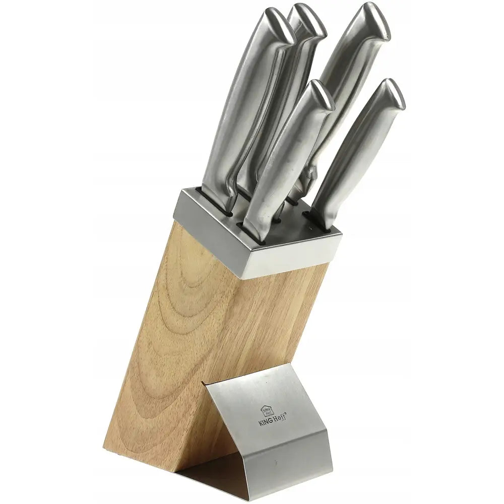 Kjøkkenkniver Sett Med 6 Kniver i Blokk Stativ 3461 - 1
