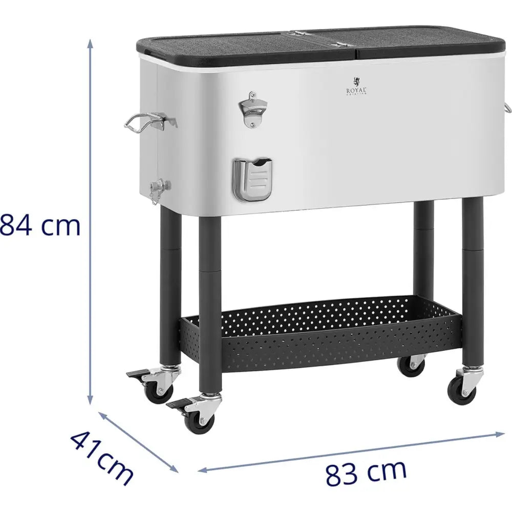 Kjøleboks Med Hjul Og Hylle 61 l - 7