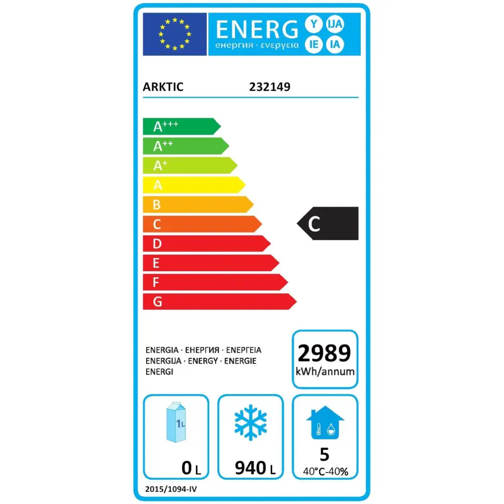 Kjøleboks Med To Dører Profi Line 6 x Gn2/1 1260l - Hendi 232149 - 5