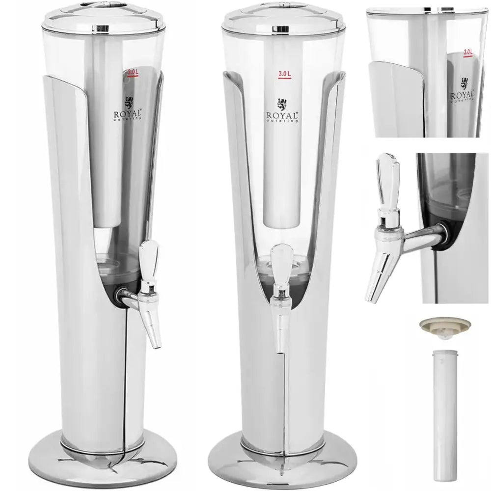 Kjølehette Juice Dispenser Med Led-belysning 3 l - 1