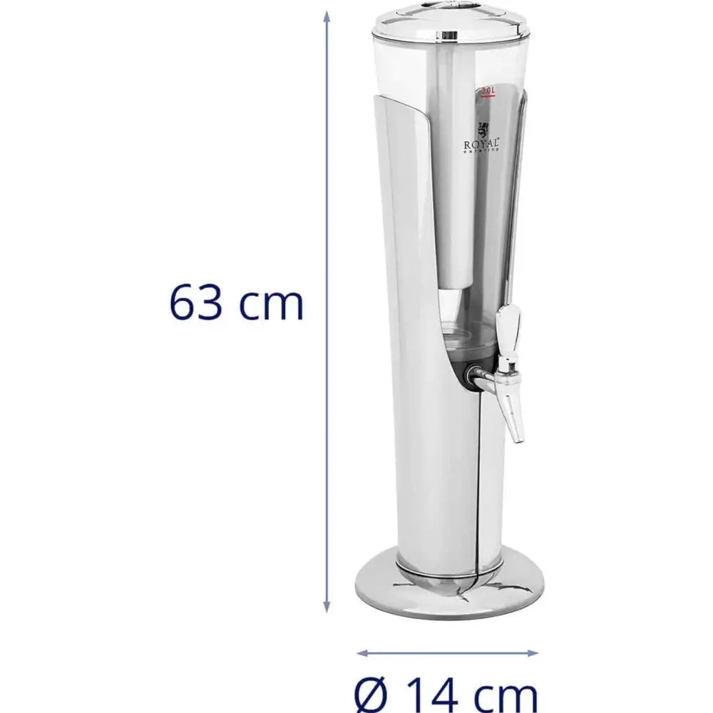 Kjølehette Juice Dispenser Med Led-belysning 3 l - 7