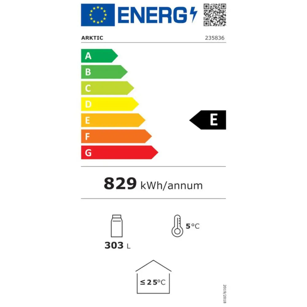 Kjøleskap Bar Kjøler 3-dørs 6 Hyller 300 w 303 l - Hendi 235836 - 2