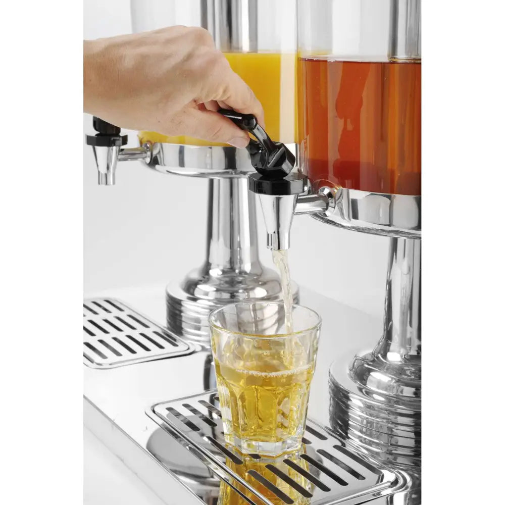 Kjølt Dobbeltdispenser For Juice- Og Drikkeautomatikk 2 x 8l - 3