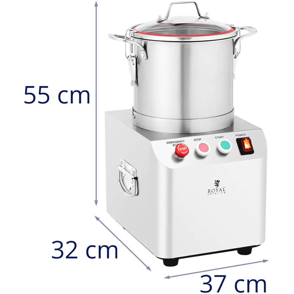 Kjøttkutter Industriell Kjøtt-/grønnsakhakker 1400 O/min 6 l 550 w - 8