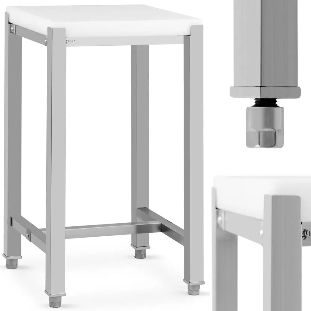 Kjøttkvern For Neddeling Av Kjøtt i Polyetylen På Stålbase 40 x 50 x 86.5 Cm - 1