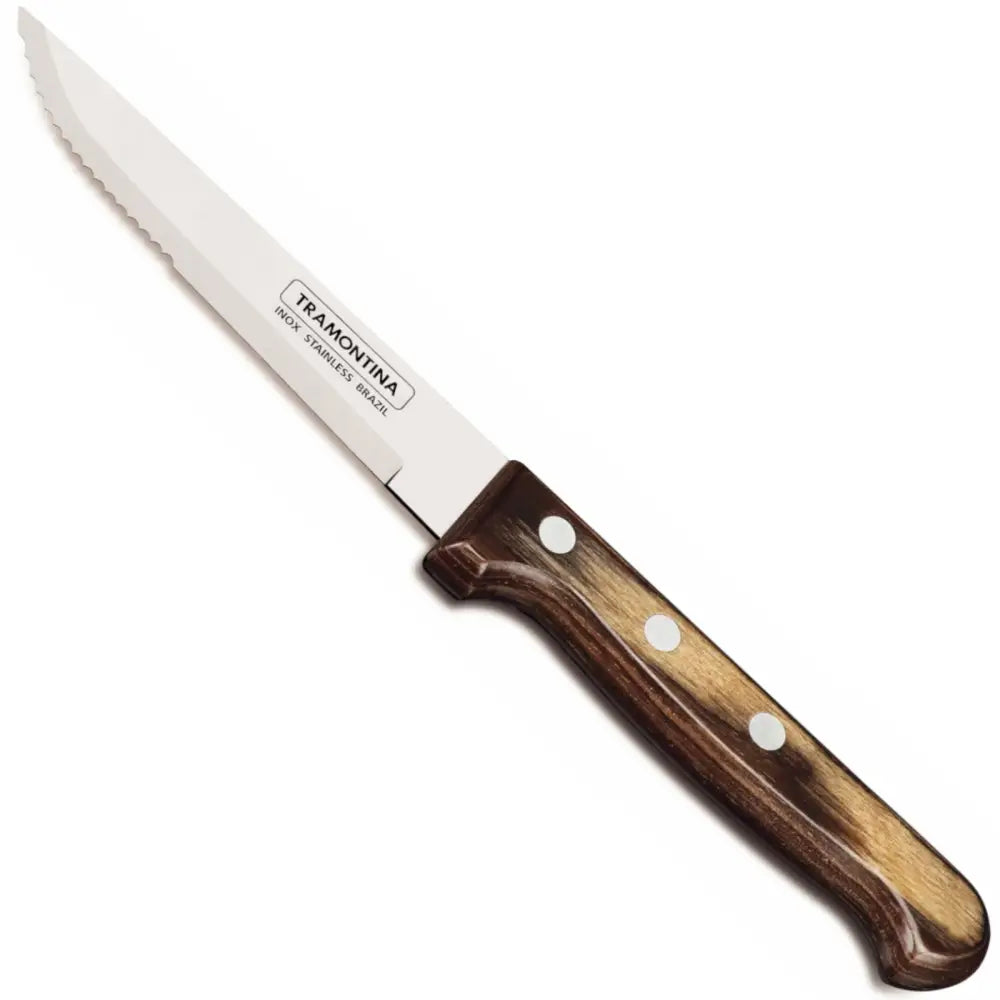 Kniv Til Biff Horeca Gaucho Brun 235 Mm Sett Med 12 Stk. - Hendi 29810008 - 1