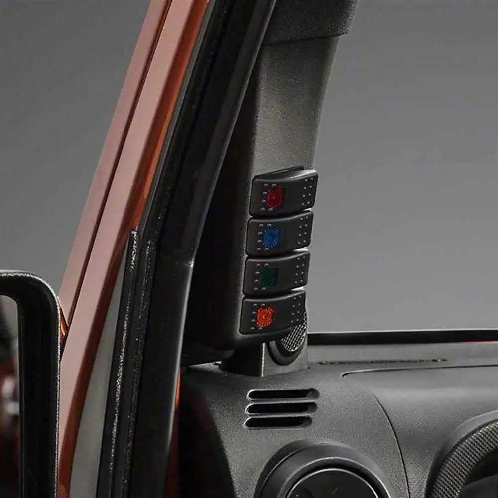 Kontrollpanel med Brytere for Bøyestage - Jeep Wrangler Jk 2 Dører 07-10