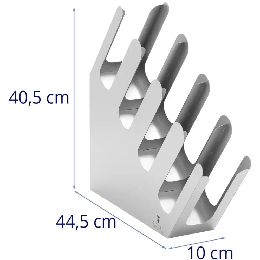 Kopp- Og Lokkholder Stålstativ - 4 Rom - 6