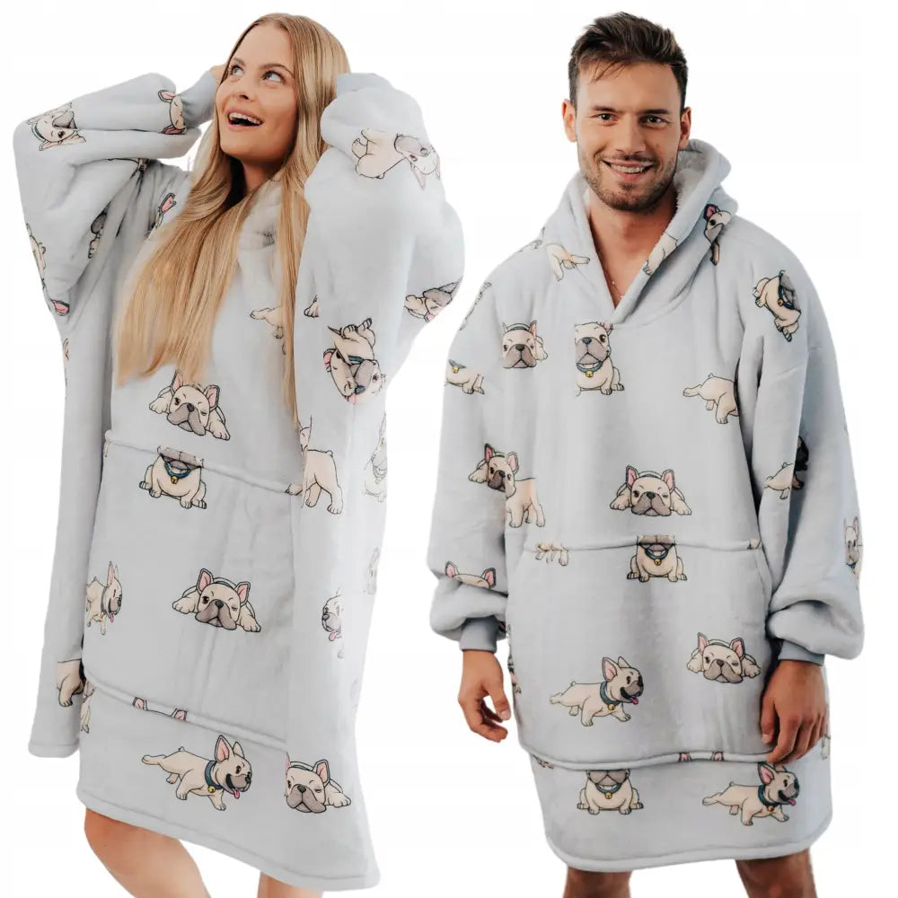 Kosegenser Comfy Moment Kosegensergenser Bulldog Oversize 2-i-1 Gave - 1