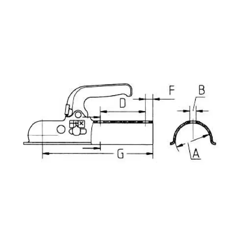 Kulekobling Tilhenger Knott K14a Fi 50 Mm N-3