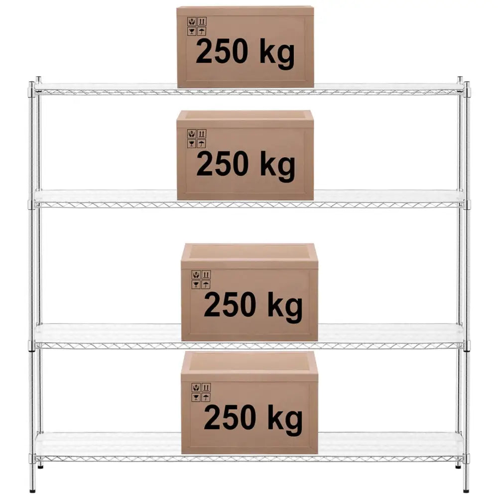 Lagerhylle Krom Aurland Opptil 1000 Kg 180x45x180 Cm - 6