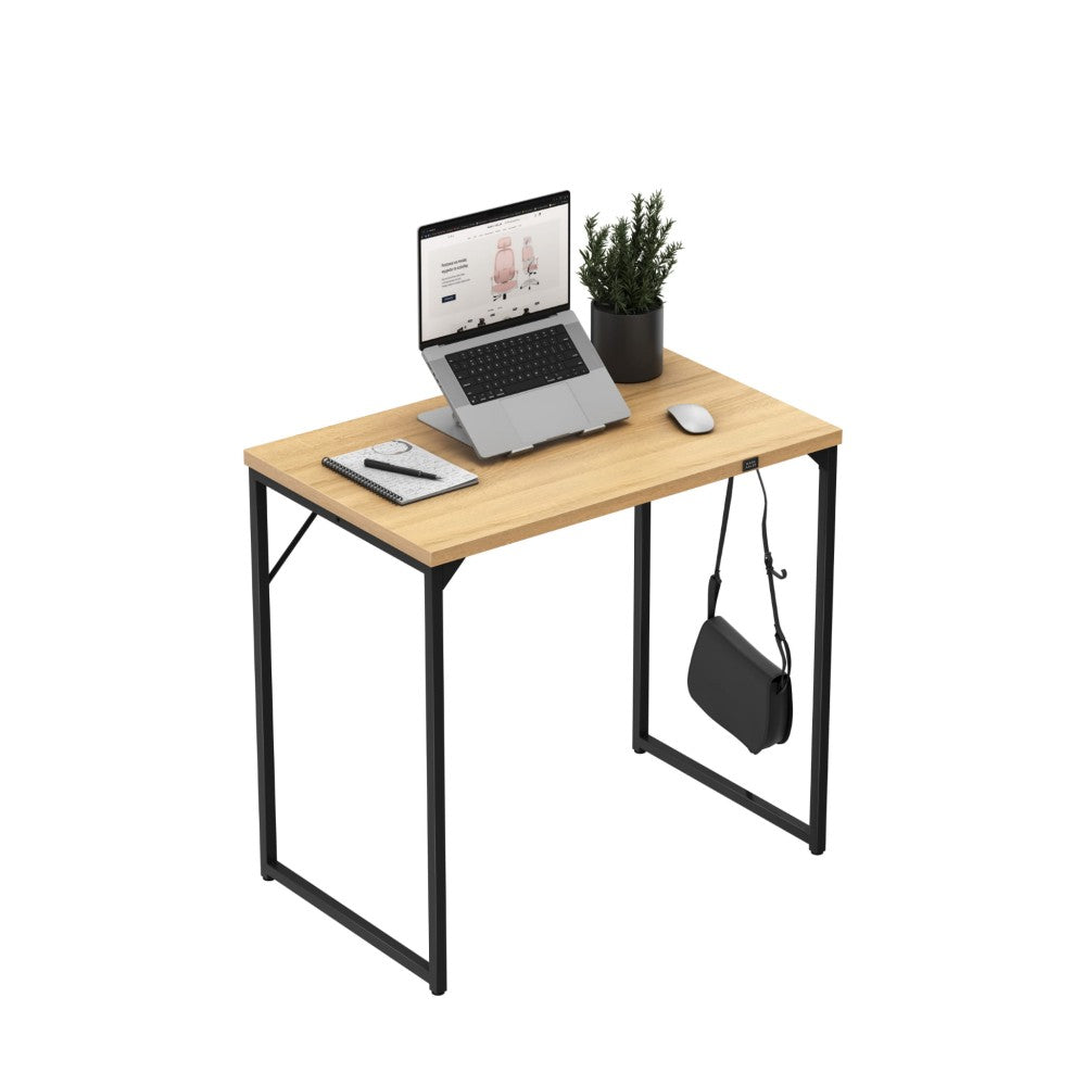 Mark Adler Leader 1.3 skrivebord eik 80 cm – frontvisning