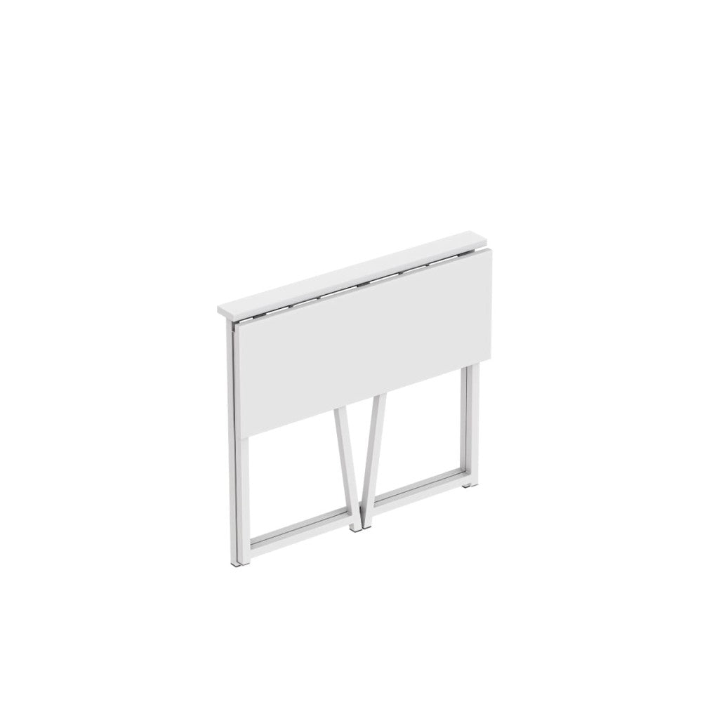 Skrivebord Leader 1.5 White – beindetalj sammenleggbar mekanisme