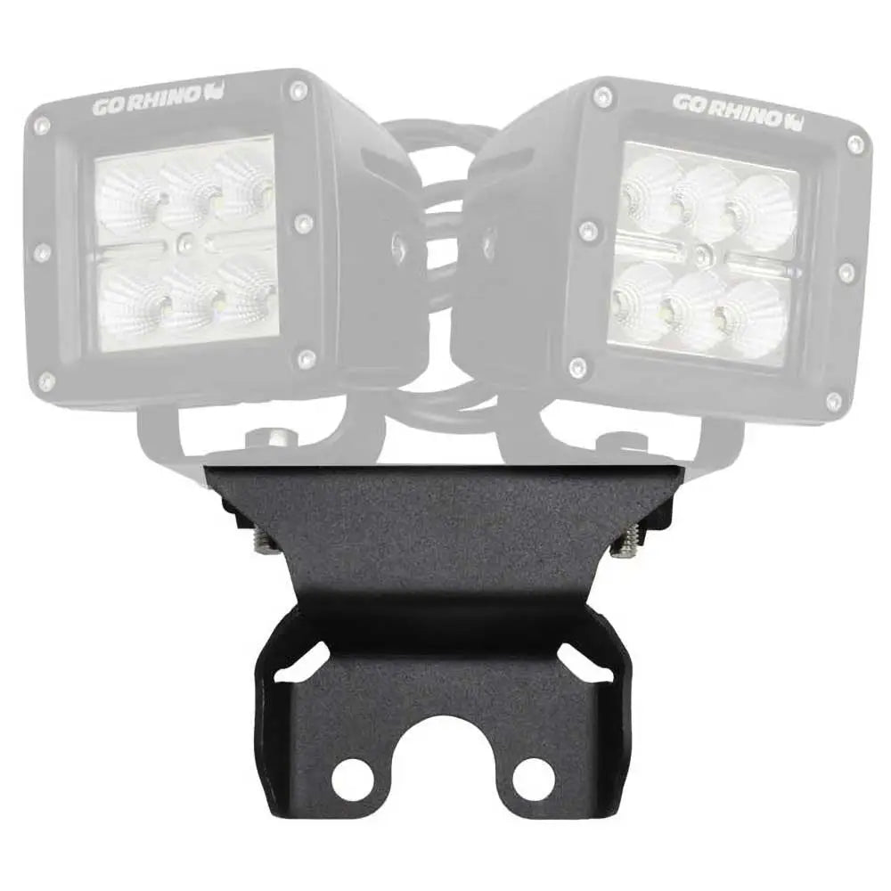 Led Cube 3x3’ Bakrute Montering Go Rhino - Jeep Wrangler Jl 2 d 18- - 1