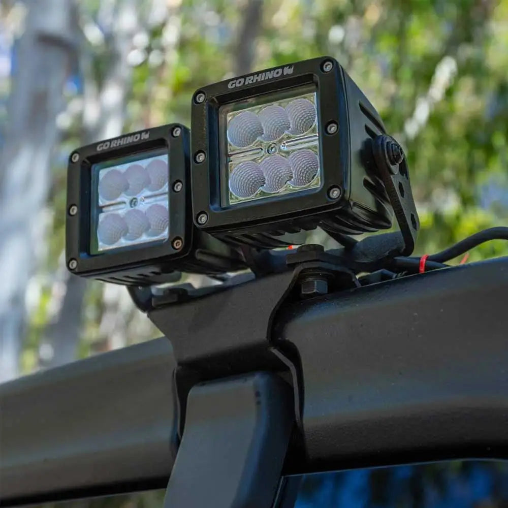 Led Cube 3x3’ Belysning Monteringer For Jeep Wrangler Jl 4 d 18- - 5