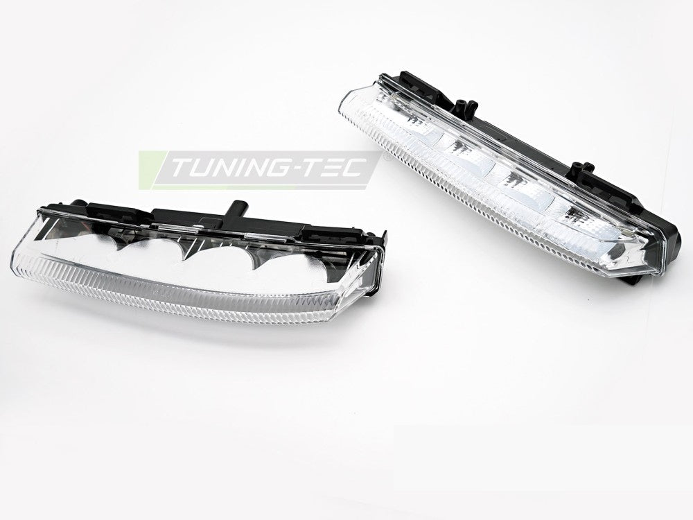 LED DRL-lys Mercedes-Benz SLK R172 nærbilde med LED-teknologi
