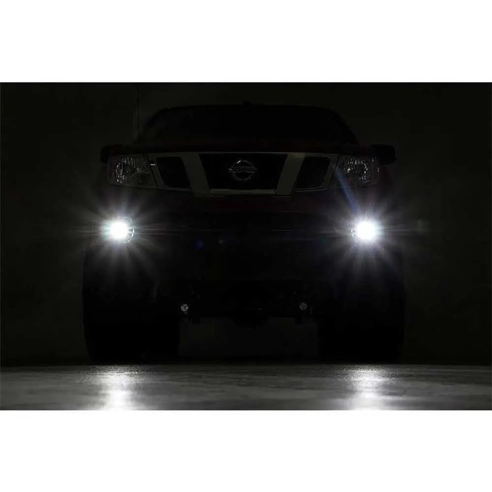 Led Ekstralys 2’ Spot Beam Rough Country Black Series - Nissan Navara 05-15 - 4