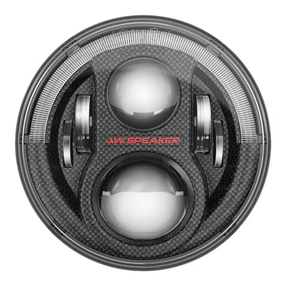 Led-frontlykter i Carbon-utførelse Jw Speaker 8700 Evolution J2 Series - Jeep Wrangler Jk 4 d 07-18 - 4